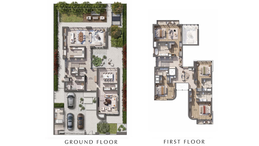 Marsa Al Saadiyat 4 Bedroom Villa Floor Plan