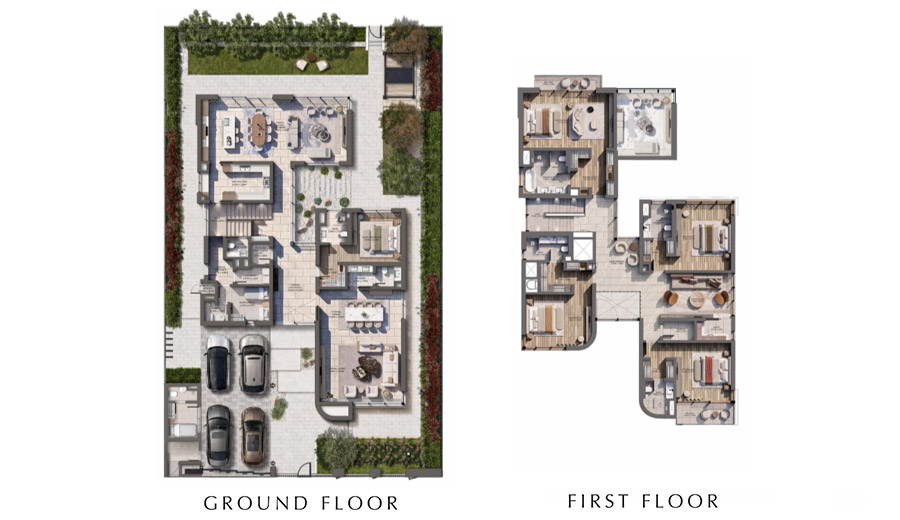 Marsa Al Saadiyat 5 Bedroom Villa Floor Plan