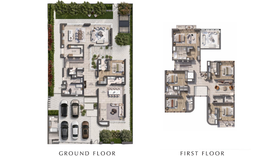 Marsa Al Saadiyat 6 Bedroom Villa Floor Plan